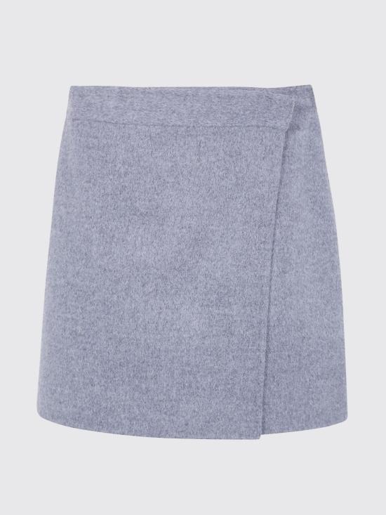 26FW 세미쿠튀르 미디 스커트 Y6WV12 Y471 Grey - SEMI-COUTURE