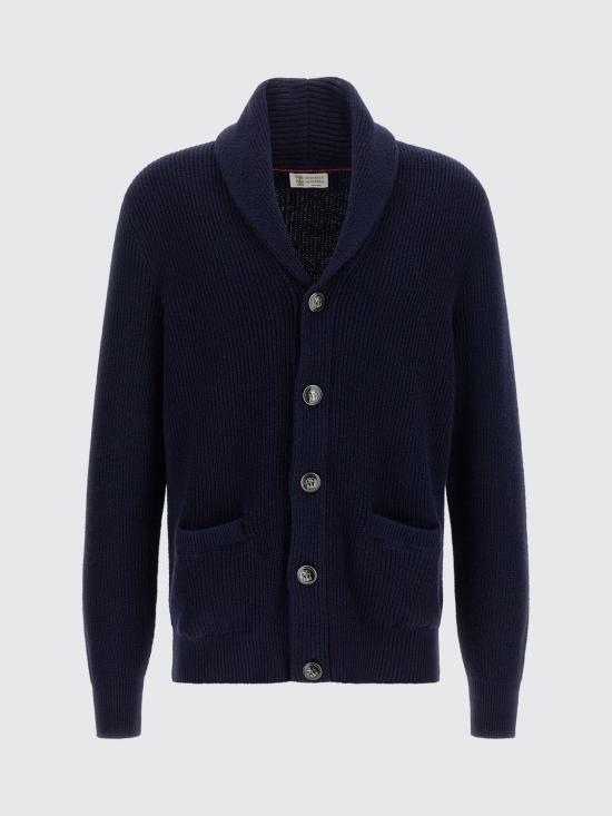 26FW 브루넬로 쿠치넬리 가디건 MNI709706 C2425 Blue - BRUNELLO CUCINELLI