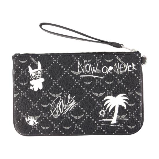 26FW 자딕앤볼테르 클러치/파우치 LWSG03861011 BLACK - ZADIG & VOLTAIRE