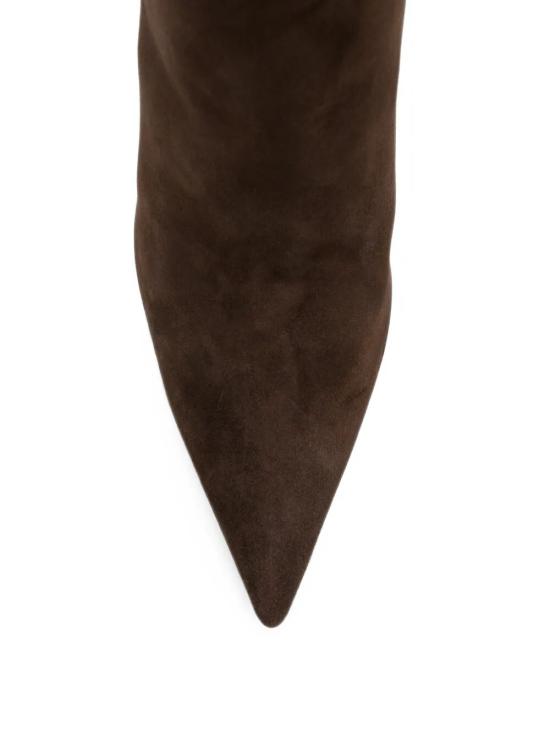 26FW 아쿠아주라 부츠 HRPMIDB0SUE ESP BROWN - AQUAZZURA
