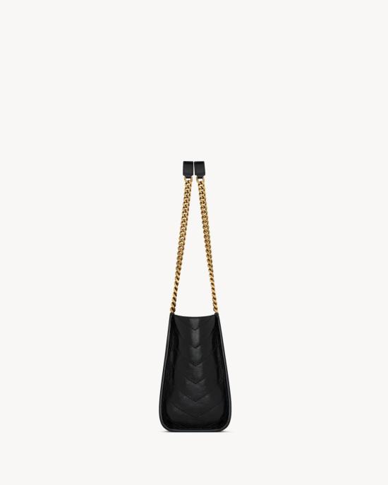 26FW 생로랑 니키 스몰 쇼핑백 니키 스몰 쇼핑백 8726800EN07 1000 BLACK - SAINT LAURENT