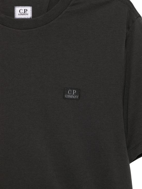 26FW 씨피 컴퍼니 반팔 티셔츠 21CMTS726A005100W 985 BLACK - C.P. COMPANY