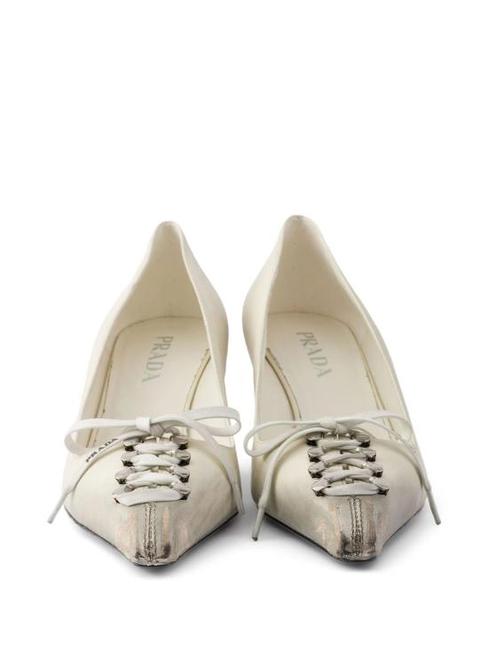 26FW 프라다 앤틱 레더 펌프스 앤틱 레더 펌프스 1I612OFA055V69 F0K74 WHITE - PRADA