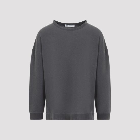 26FW 아워레가시 SLACK 슬랙 스웨트셔츠 M2266SW WASHED BLACK - OUR LEGACY