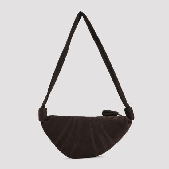 26FW 르메르 스몰 크루아상 알파카 누벅 백 BG0234LL0189 BR007 BROWN - LEMAIRE