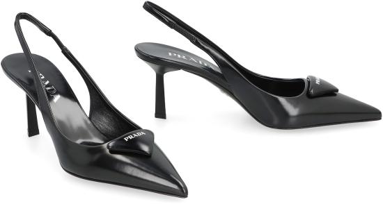  프라다 레더 슬링백 펌프 1I901MFDD75055F0002 black - PRADA