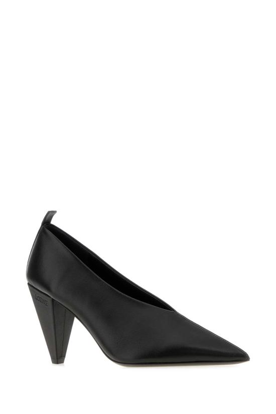 26FW 로에베 오리가미 큐빅 램스킨 펌프스 L815S01XAA BLACK - LOEWE