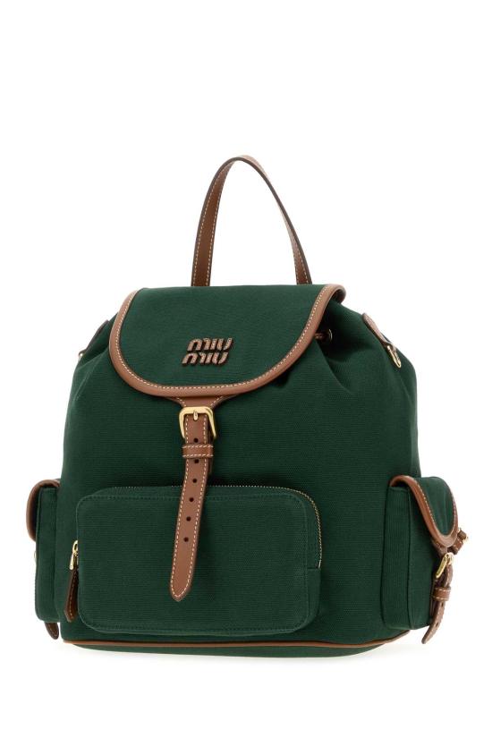 26FW 미우미우 백팩 5BZ0422IBQ F04VM GREEN - MIU MIU