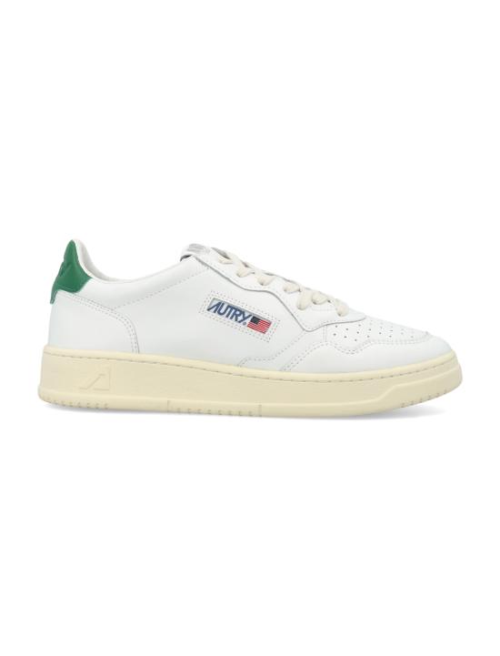 26FW 오트리 메달리스트 로우 스니커즈 AULMLL20 WG WHITE GREEN