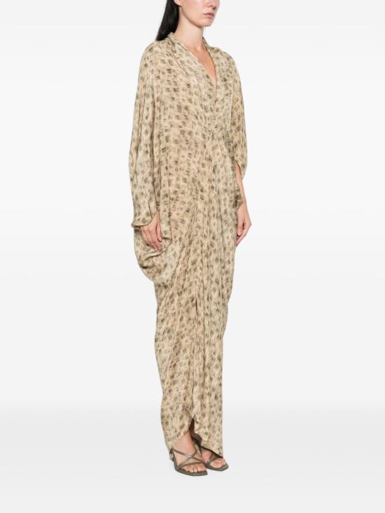26FW 코타나 롱 원피스 A3595CROMAPRINT BROWN - CORTANA