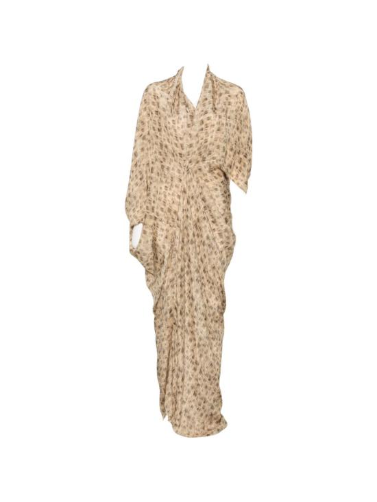 26FW 코타나 롱 원피스 A3595CROMAPRINT BROWN