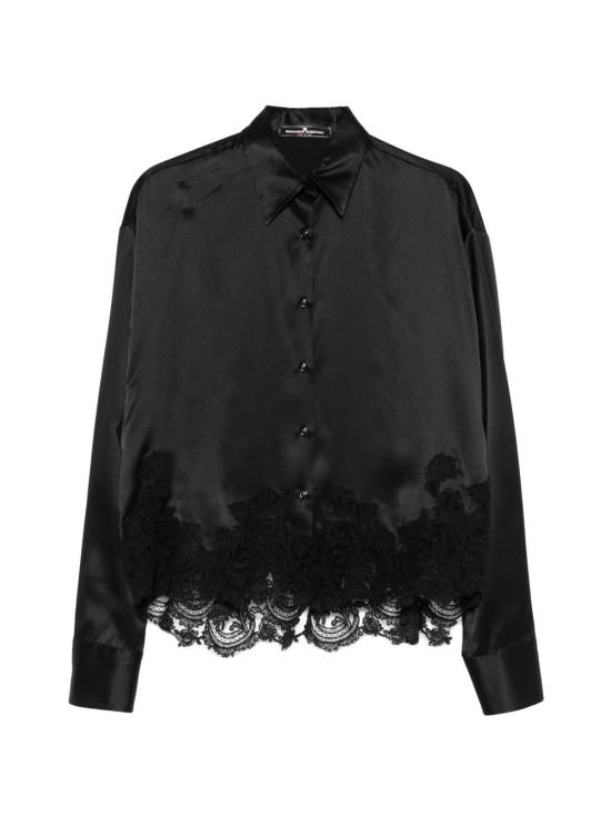 26FW 에르마노 설비노 블라우스 D492K396APNXE95708 BLACK