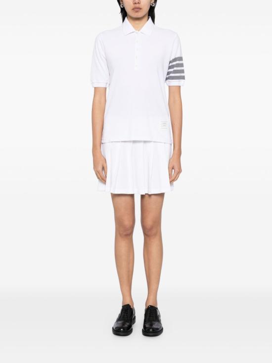 26FW 톰브라운 폴로 티셔츠 FJP052G07976100 WHITE - THOM BROWNE