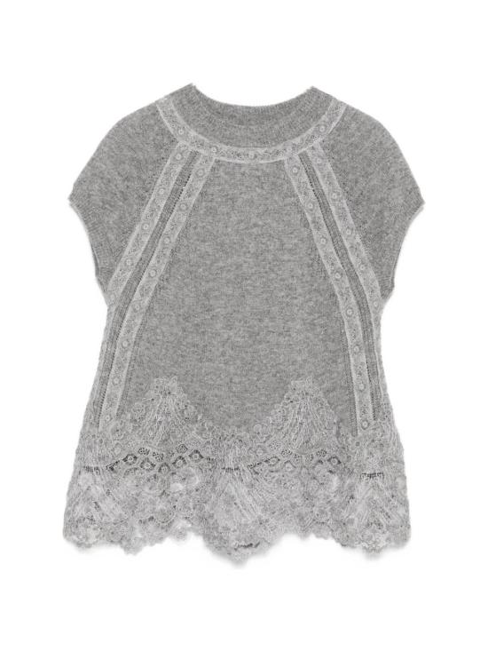 26FW 에르마노 설비노 민소매 티셔츠 D495L307APTPYUN1704 GREY
