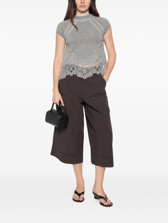 26FW 에르마노 설비노 민소매 티셔츠 D495L307APTPYUN1704 GREY - ERMANNO SCERVINO