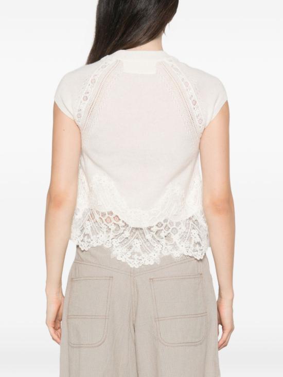26FW 에르마노 설비노 민소매 티셔츠 D495L307APTPYU14300 WHITE - ERMANNO SCERVINO