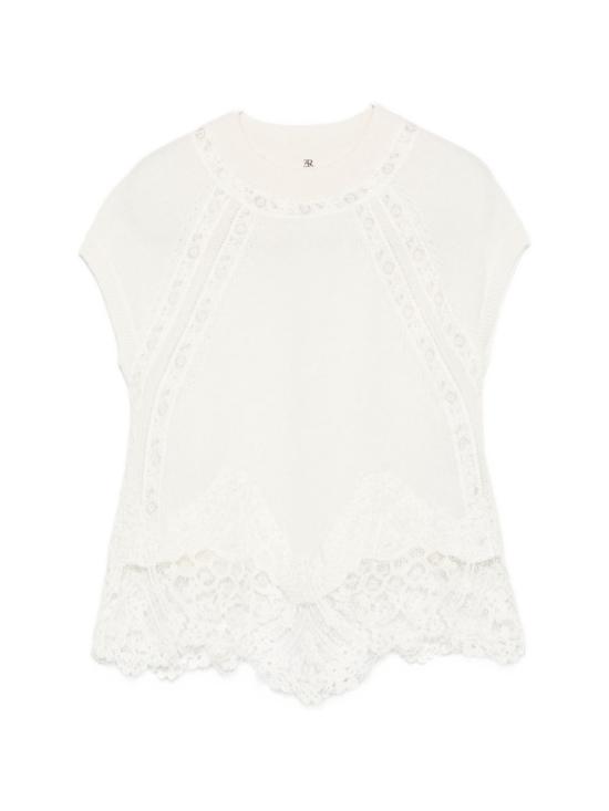 26FW 에르마노 설비노 민소매 티셔츠 D495L307APTPYU14300 WHITE