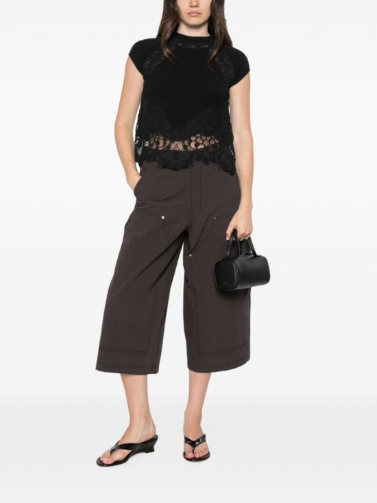 26FW 에르마노 설비노 민소매 티셔츠 D495L307APTPYU95708 BLACK - ERMANNO SCERVINO