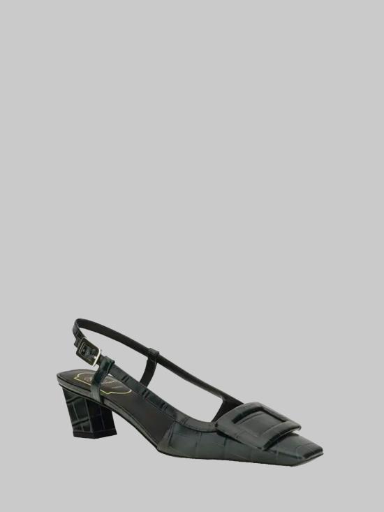 26FW 로저비비에 힐/펌프스 RVW00635340VRC T823 GREEN - ROGER VIVIER