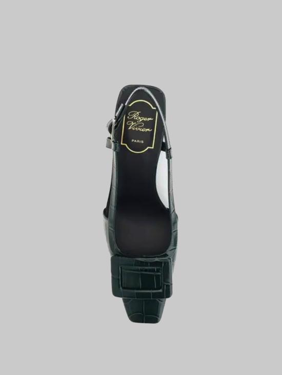 26FW 로저비비에 힐/펌프스 RVW00635340VRC T823 GREEN - ROGER VIVIER