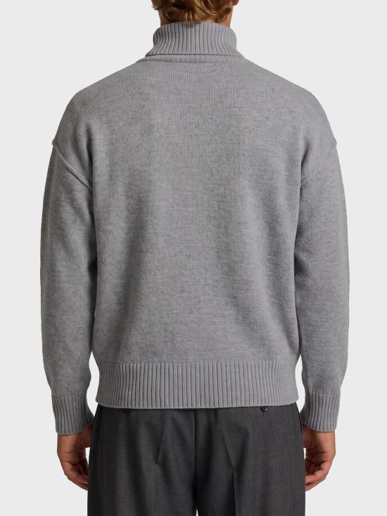 26FW 아미 ADC 터틀넥 스웨터 UKS839018 A273 GREY - AMI