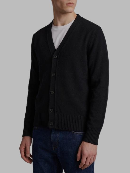 26FW 아미 가디건 HKC364005 001 BLACK - AMI