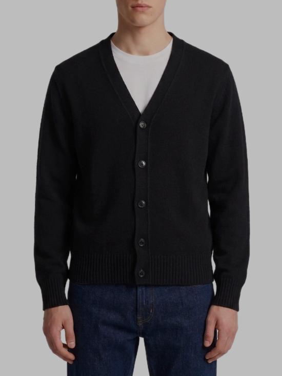 26FW 아미 가디건 HKC364005 001 BLACK