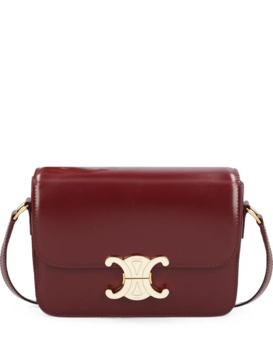 26FW 셀린느 틴 트리옹프 백 샤이니 카프스킨 188424K49 GLM9 BORDEAUX