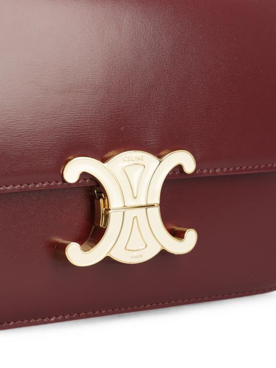 26FW 셀린느 틴 트리옹프 백 샤이니 카프스킨 188424K49 GLM9 BORDEAUX - CELINE