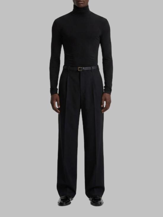 26FW 생로랑 터틀넥 A004SDY5G89 1000 BLACK - SAINT LAURENT