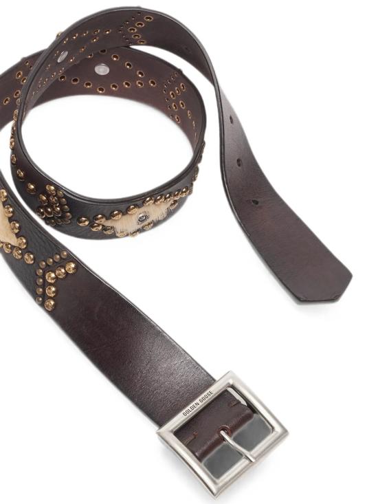 26FW 골든구스 레귤러 벨트 GWA00845A000900 83398 BROWN - GOLDEN GOOSE