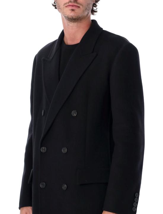 26FW 생로랑 코트 872369Y1O10 1000 BLACK - SAINT LAURENT