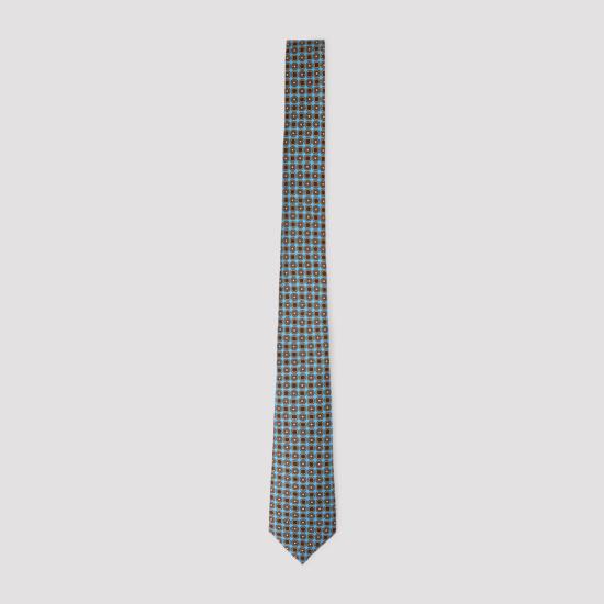 26FW 키톤 넥타이 UCRVKGC01M9601000 MULTI BLUE - KITON