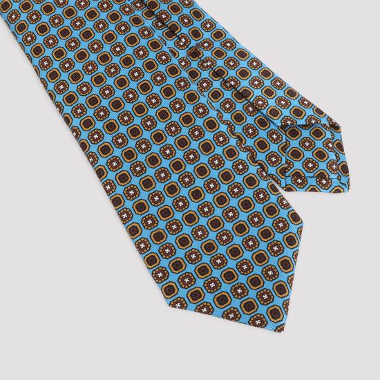 26FW 키톤 넥타이 UCRVKGC01M9601000 MULTI BLUE - KITON