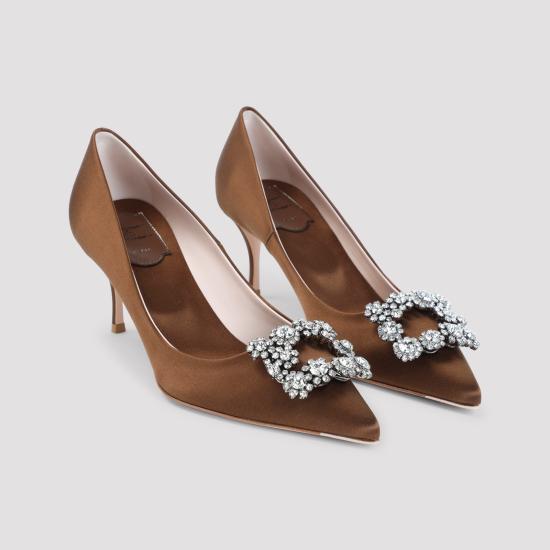 26FW 로저비비에 힐/펌프스 RVW41417620RS0 S801 BROWN - ROGER VIVIER