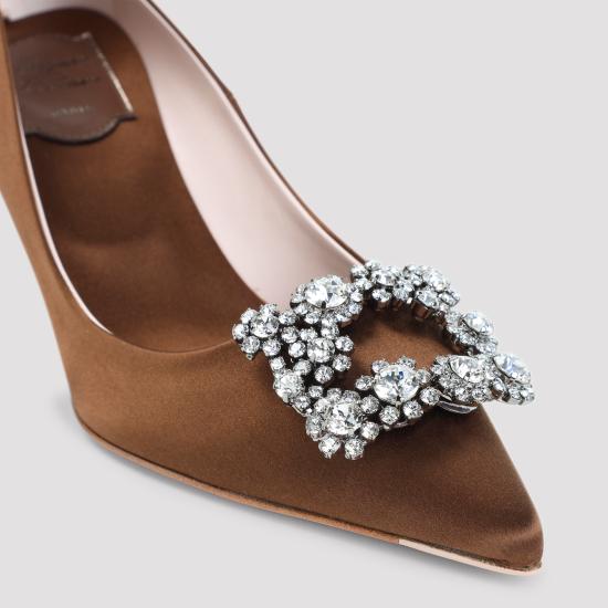 26FW 로저비비에 힐/펌프스 RVW41417620RS0 S801 BROWN - ROGER VIVIER
