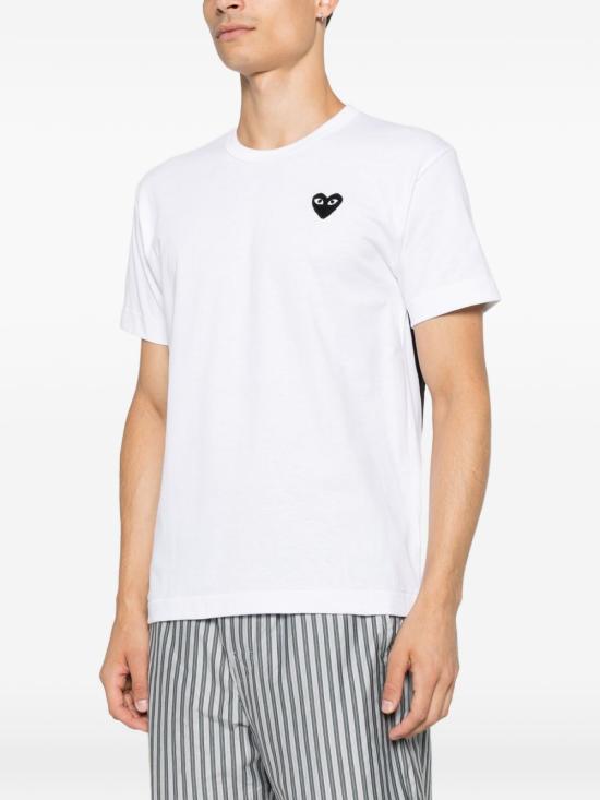 26FW 꼼데가르송 반팔 티셔츠 AXT3531 WHITE - COMME DES GARCONS