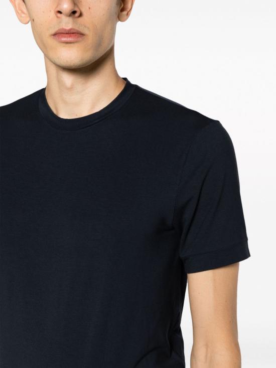 26FW 조르지오 아르마니 반팔 티셔츠 8NST62SJP4ZUBSG NAVY - GIORGIO ARMANI