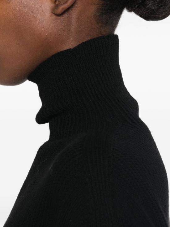 26FW 릭 오웬스 터틀넥 RP02F5648KWVH09 BLACK - RICK OWENS