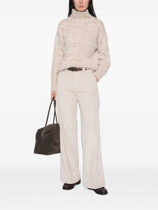 26FW 파비아나 필리피 터틀넥 MAD226F462M4170167 BEIGE - FABIANA FILIPPI