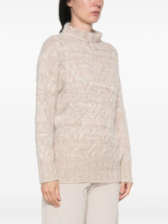 26FW 파비아나 필리피 터틀넥 MAD226F462M4170167 BEIGE - FABIANA FILIPPI
