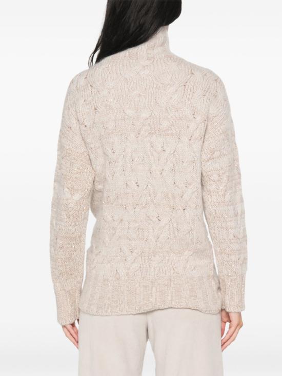 26FW 파비아나 필리피 터틀넥 MAD226F462M4170167 BEIGE - FABIANA FILIPPI