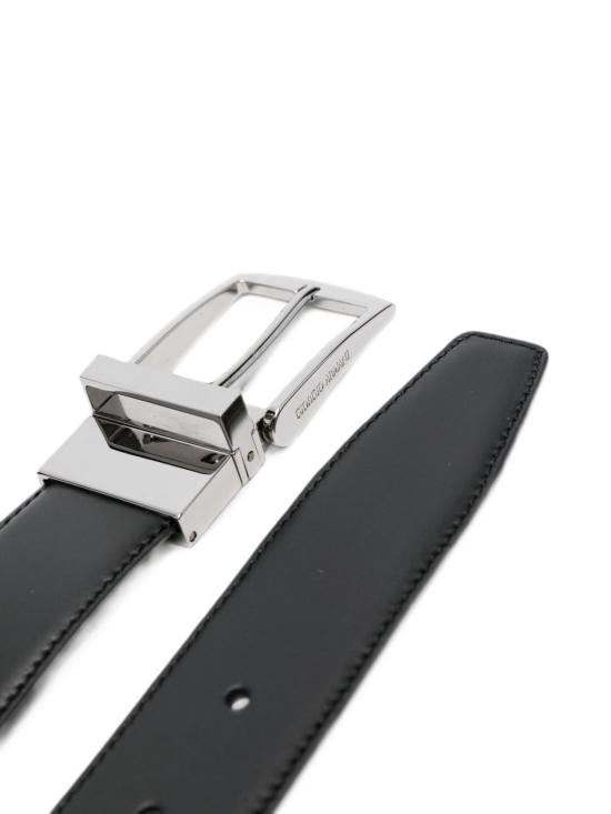 26FW 조르지오 아르마니 가죽 벨트 Y2S450YSR4X81386 BLACK - GIORGIO ARMANI