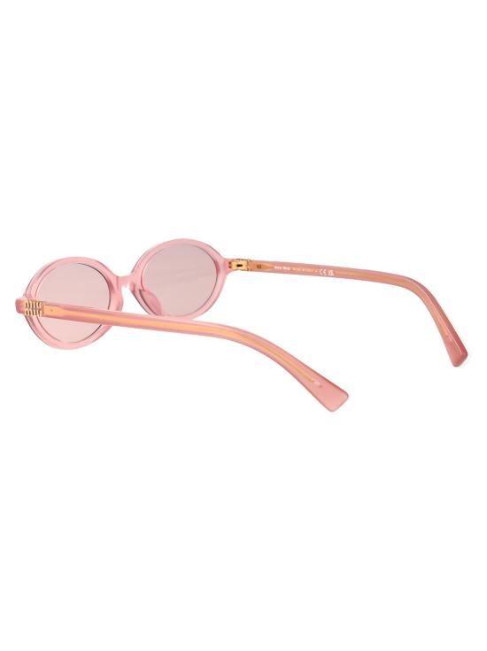 26SS 미우미우 뮤 리가르드 오벌 선글라스 0MU 04ZS 20I60V ROSA OPALINO - MIU MIU