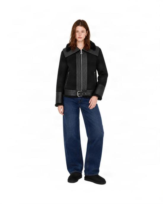 26FW 파트리지아페페 무스탕 8642929 Black - PATRIZIA PEPE