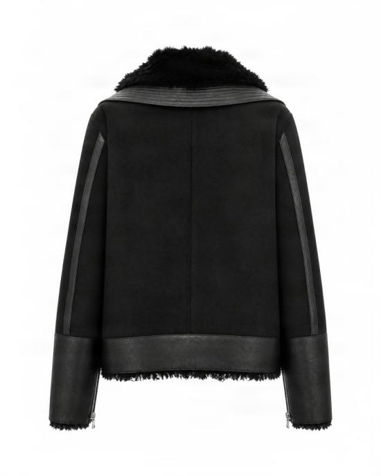 26FW 파트리지아페페 무스탕 8642929 Black - PATRIZIA PEPE