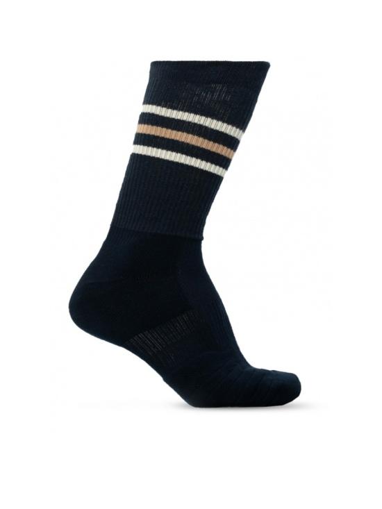 26FW 구찌 GG 스트라이프 코튼 양말 GG 스트라이프 코튼 양말 6248864G4924179 Black - GUCCI