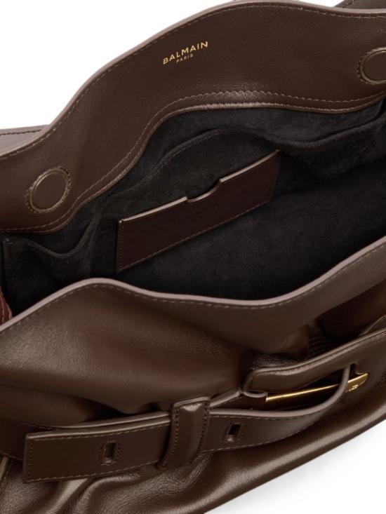 26FW 발망 숄더백 HN0KK990LSWB 8DJ Brown - BALMAIN