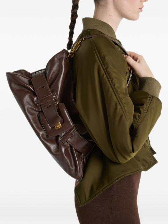 26FW 발망 숄더백 HN0KK990LSWB 8DJ Brown - BALMAIN