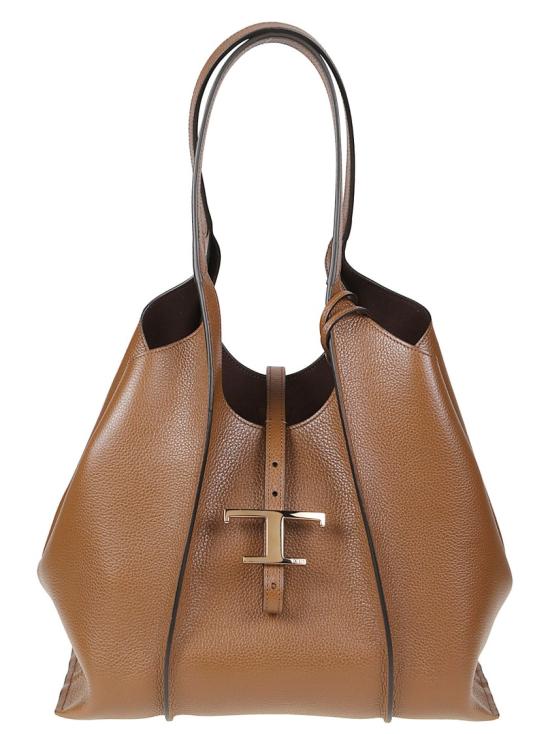26FW 토즈 T 타임리스 쇼퍼 백 스몰 XBWTSBA0200XSO Brown